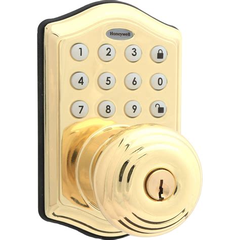 Honeywell 8732001 Electronic Entry Knob Door Lock With Keypad In Polis