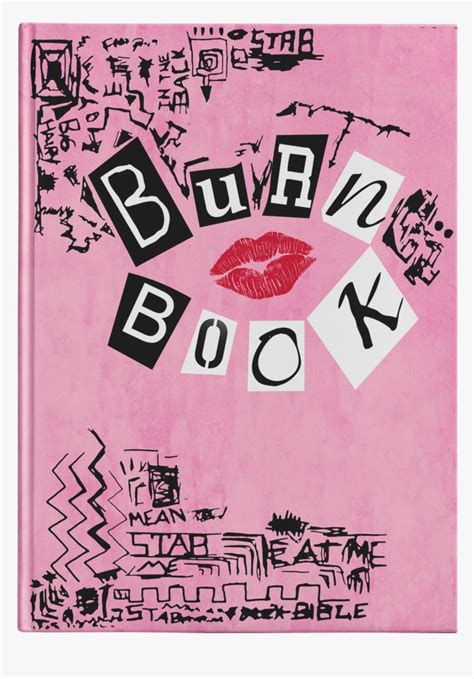 Mean Girls Burn Book Cover Hd Png Download Transparent Png Image