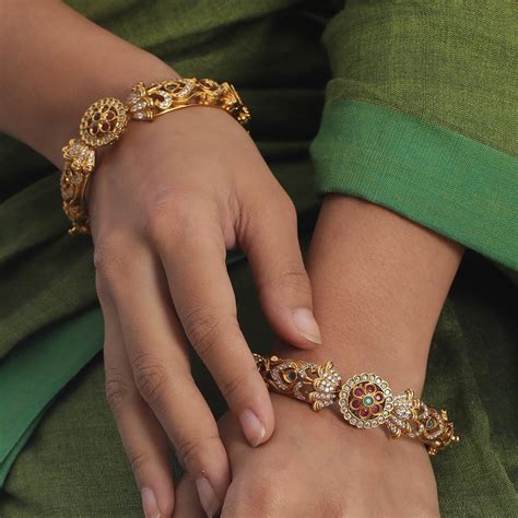 20 Traditional Gold Plated Bangles And Where To Shop Them • South India