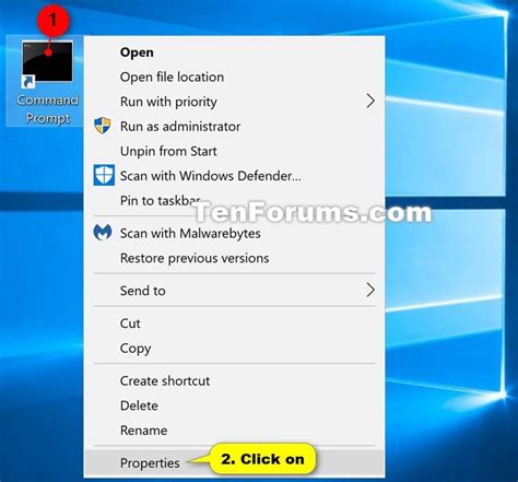 Assign Keyboard Shortcut To Shortcuts In Windows 10 Tutorials