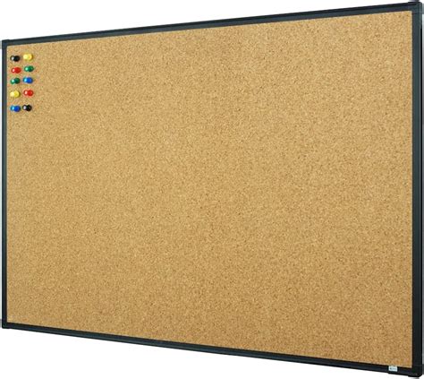 Buy Cork Board Bulletin Board Wall Mounted Double Sided Corkboard 36