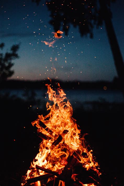 Close View Of Bonfire Photo Free Fire Image On Unsplash