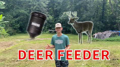 Making The Best Deer Feeder Ever Looks Amazing Youtube