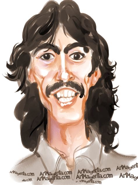 Caricatures George Harrison