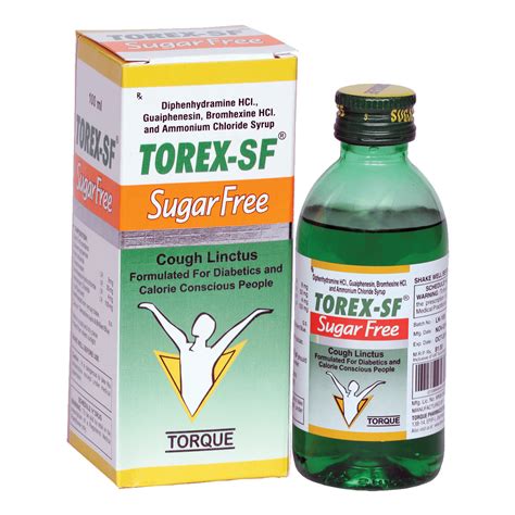 Torex Sf Cough Syrup Oral Liquids Torque Pharma