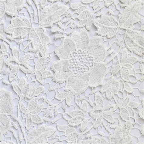 Lace Fabric White Lace Fabric Fabric Flowers