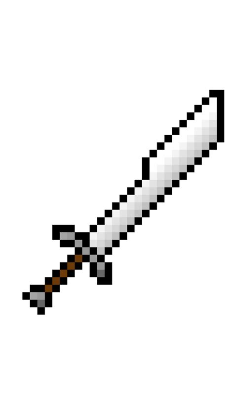 My Own Version Of The Iron Sword Minecraft