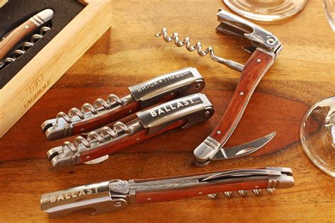 Laguiole Wine Opener with Leather Pouch - Personalized Server Gifts ...