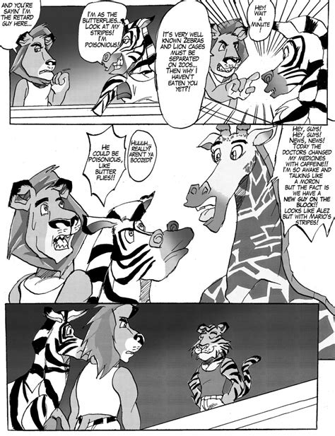 Rule 34 Alex The Lion Comic Dreamworks Furry Furry Only Gay Madagascar Male Marty The Zebra