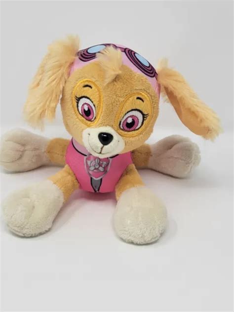 Nickelodeon Paw Patrol Skye Plush 8 Pup Pals Stuffed Pink Girl Puppy