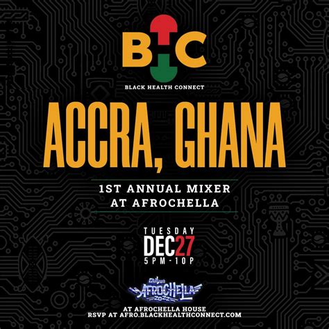 Black Health Connect Ghana Q4 Mixer Tickets Tue 27 Dec 2022 At 10
