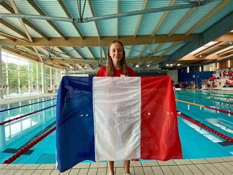 French Swimmer Louise Deroide Wins Three Gold Medals At Fisec Games