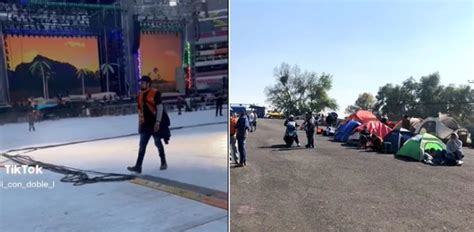 Fans De Bad Bunny Acamparon Dos Días Antes Del Concierto En El Estadio Azteca