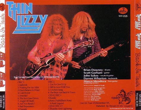 Thin Lizzy Back In Town 2cd Giginjapan