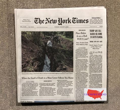 NEW YORK TIMES TUESDAY AUGUST Grelly USA