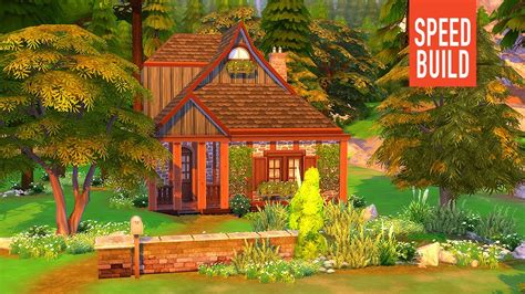 Cozy Cottage Speed Build No Cc The Sims 4 Youtube