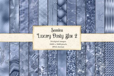 Luxury Dusty Blue Textures Graphic By Digital Curio · Creative Fabrica