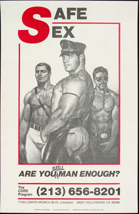Safe Sex Are You Still Man Enough Aids Education Posters