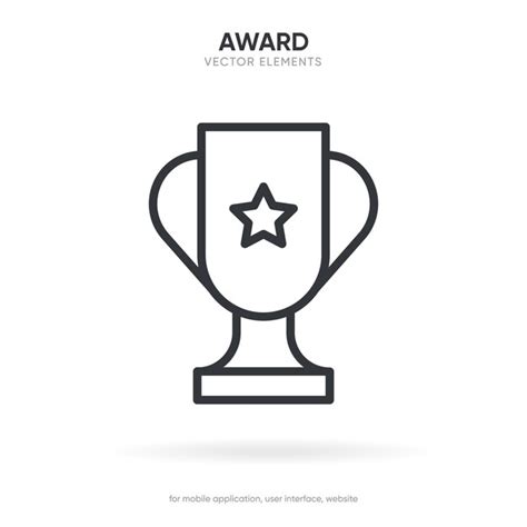Premium Vector Premium Award Icons In Line Style High Quality Outline