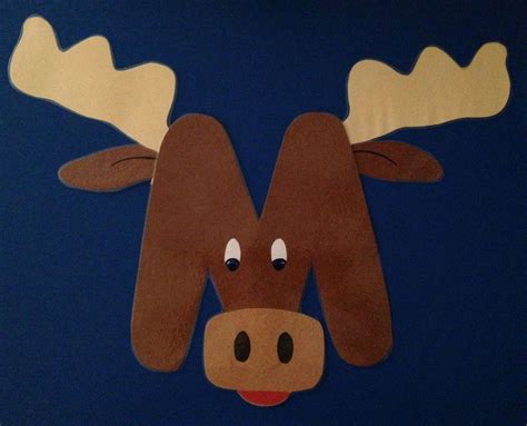 It's common knowledge that content is the most important part of writing and sending letters. Letter M Moose Craft Template Ten Great Letter M Moose ...