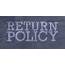 Return Policy Font  Fontspring