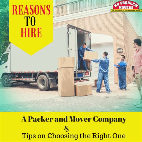 Reasons To Hire A Packer And Mover Company And Tips Packers And