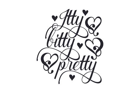 Itty Bitty Pretty Svg Cut File By Creative Fabrica Crafts Creative