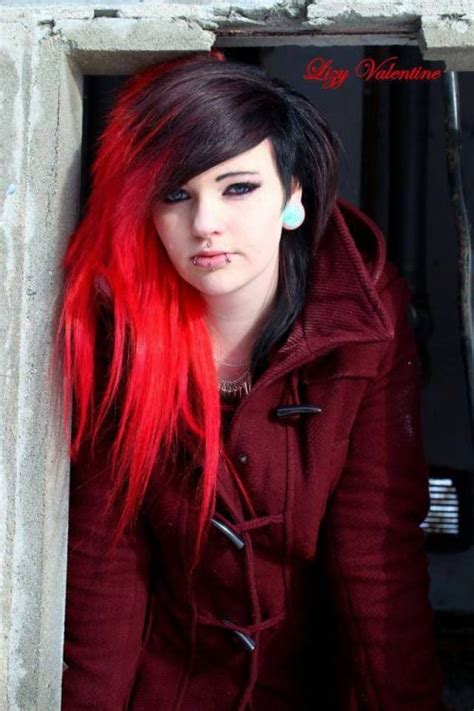 Red And Black Hair On Tumblr
