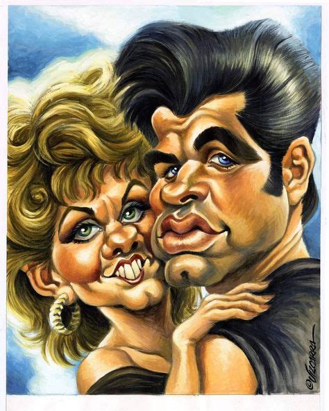 Grease With Images Funny Caricatures Caricature Cartoon Faces