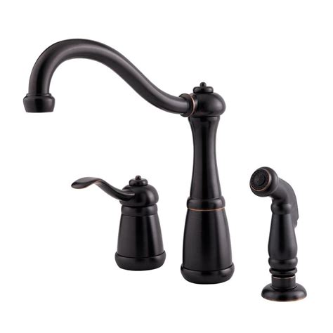 Pfister replacement spray heads for pull out kitchen faucets and side spray valves. Pfister Marielle Single-Handle Side Sprayer Kitchen Faucet ...