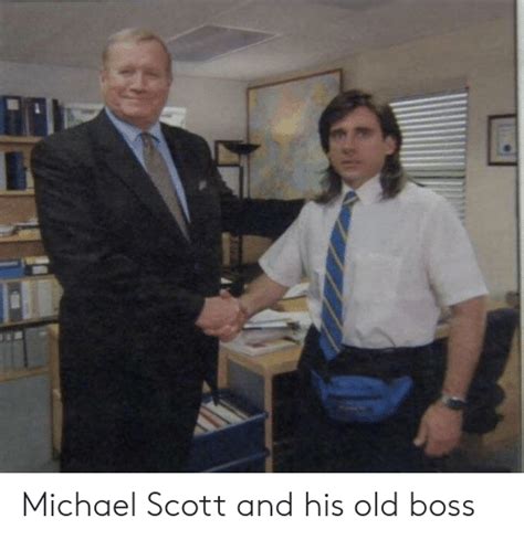 Michael Scott And His Old Boss Michael Scott Meme On Meme