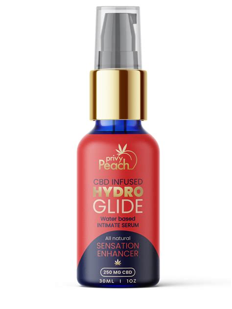 Cbd Infused Hydro Glide Sensation Topical Intimacy Spray Privy Peach