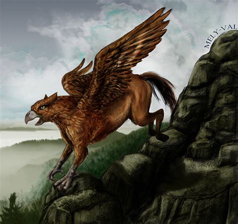 Desktop Wallpapers Gryphon Wings Fantasy Magical Animals