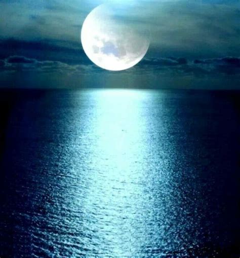 Full Moon Over Water Good Night Moon Moon Pictures Color Of Life