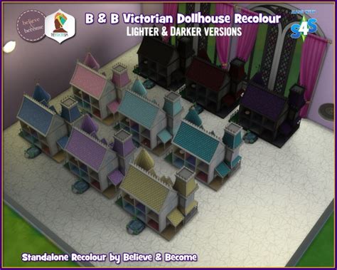 B And B Recoloured Victorian Dollhouse At The African Sim Sims 4 Updates