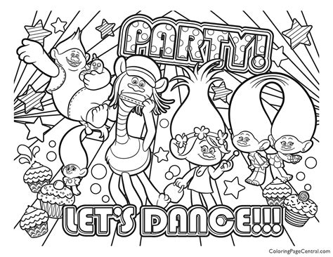 Coloring pages for kids trolls coloring pages. Trolls Coloring Page 01 | Coloring Page Central