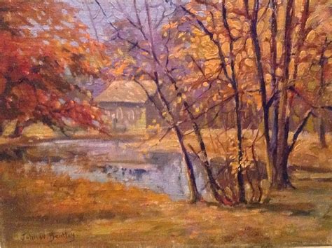 Early 20th Cent American Oil Painting By John W Bentley From
