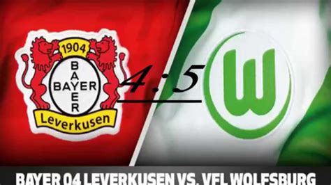 Das team von trainer peter bosz konnte der bvb holte nach einem guten start ins jahr 2021 mit siegen gegen wolfsburg und leipzig nur einen. Bayer 04 Leverkusen gegen Vfl Wolfsburg 4:5 - Highlights ...