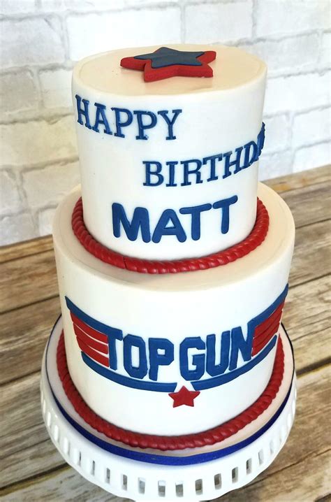 Top Gun Logo Cake First Birthday Themes 13th Birthday First Birthdays