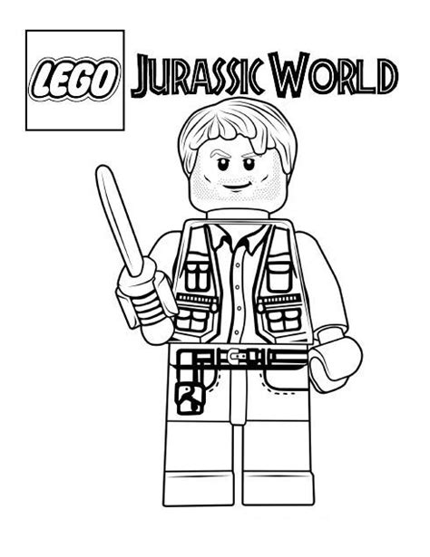This opens in a new window. Jurassic World Coloring Pages | Lego coloring pages, Lego ...