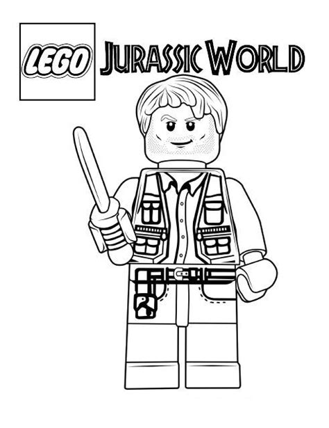 Download Jurassic World Coloring Pages | Lego coloring pages, Lego ...