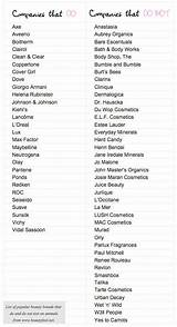List Of Makeup Companies Images