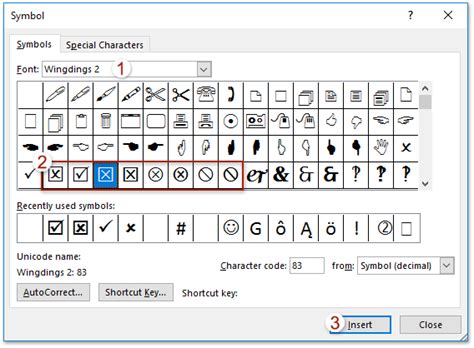 How To Quickly Insert Checkbox Symbol Into Word Document