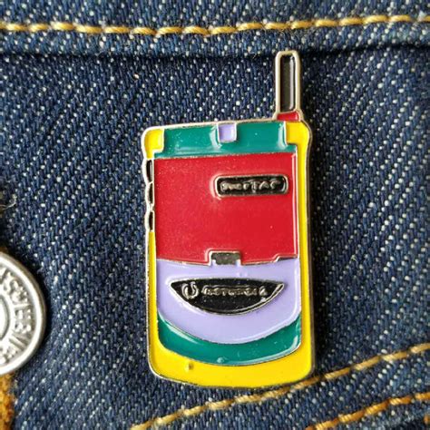 Rainbow Flip Phone Pin Phone Pins Flip Phones Cool Pins