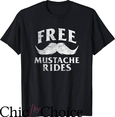 Mustache Ride T Shirt Free Mustache Rides