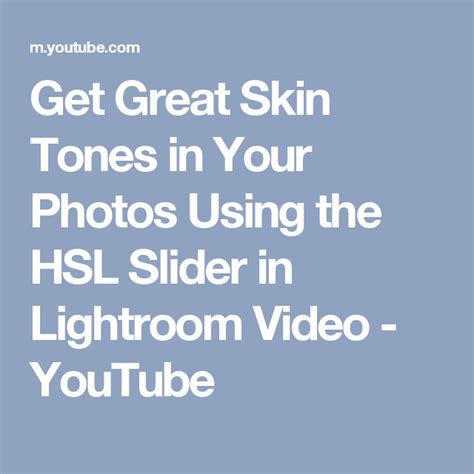 It improves the skin tone so much while barely affecting the other parts of the image. Get Great Skin Tones in Your Photos Using the HSL Slider ...