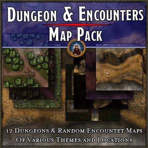 Map Pack Dungeons And Encounters Roll20 Marketplace Digital Goods