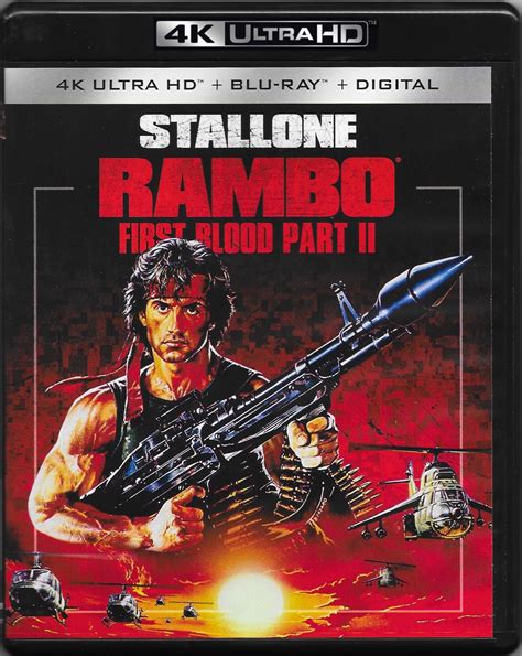 Rambo First Blood Part 2 4k 1985 Ultra Hd Blu Ray