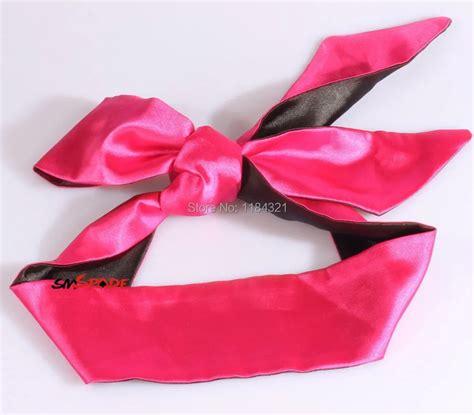5 Off Pink Satin Patent Satin Blindfold Taste Sex Toys For Couples Fun Adult Games Hot Sale Sex