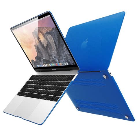 Frosted Hard Case For 12 Inch Apple Macbook Dark Blue